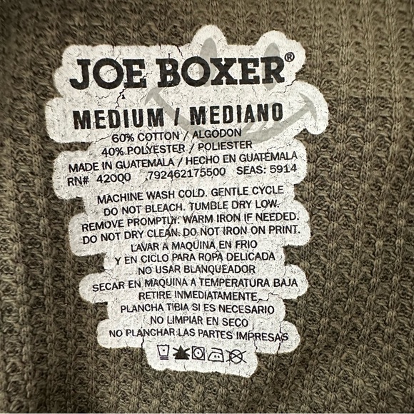 Joe Boxer Men's Camouflage Thermal Pants - Picture 5 of 6